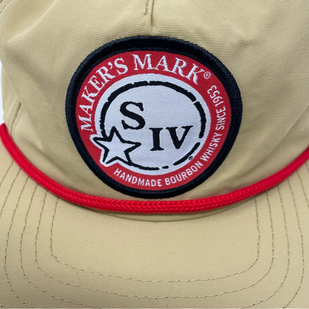 Beige Rope-Trim Baseball Cap - Picture 2 of 10